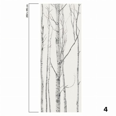 El Bosque - Papel pintado pared ecológico autoadhesivo para superficies lisas - Pieza 4 - Lokoloko.