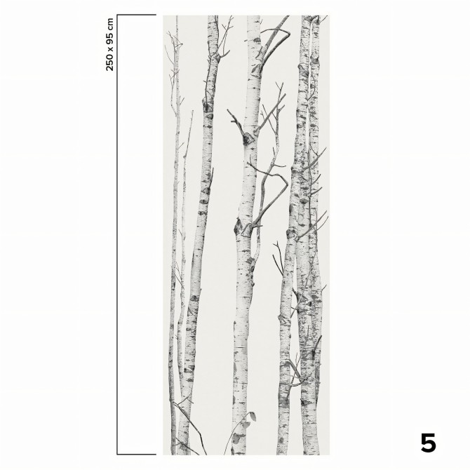The Forest - Eco-friendly self-adhesive wallpaper mural - Piece 5 - Lokoloko