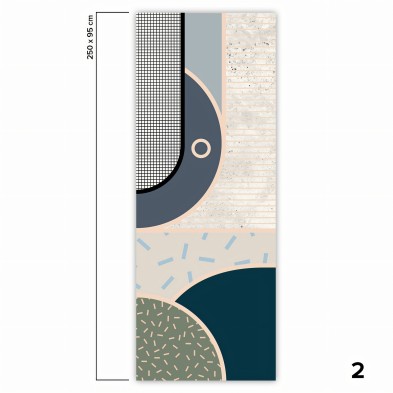 Memphis Boreal - Papel de pared autoadhesivo ecológico sin PVC