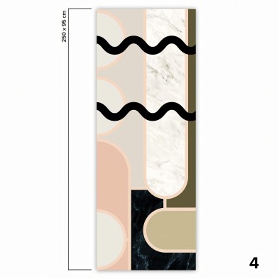 Memphis boreal - Self-adhesive Eco-friendly PVC-free wallpaper.