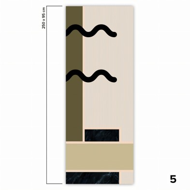 Memphis Boreal - Papel de pared autoadhesivo ecológico sin PVC