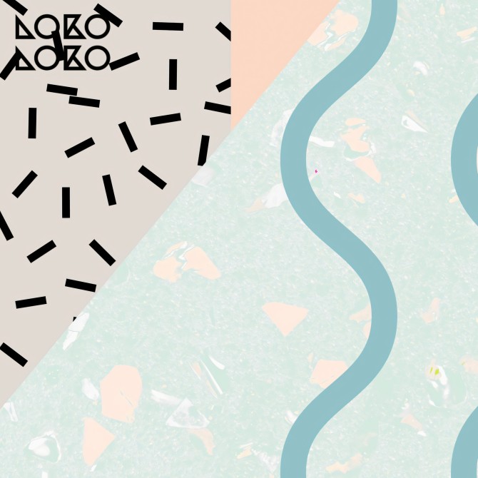 Memphis Polar - Self-adhesive Eco-friendly PVC-free wallpaper