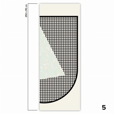 Memphis Polar - Self-adhesive Eco-friendly PVC-free wallpaper