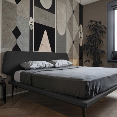 Gran Gatsby - Papel pintado pared ecológico autoadhesivo paredes dormitorio cabecero cama - Geométricos texturas - Lokoloko