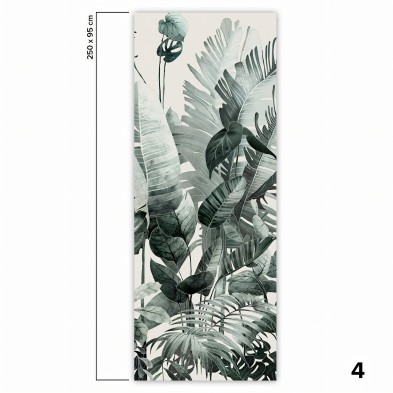Tropicalia - Papel pintado pared ecológico autoadhesivo mural para superficies lisas - Pieza 4 - Lokoloko