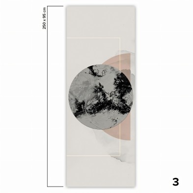 Abstractión and Geometry - Piece 3 - Eco-friendly self-adhesive wallpaper mural for walls. Detail. Lokoloko