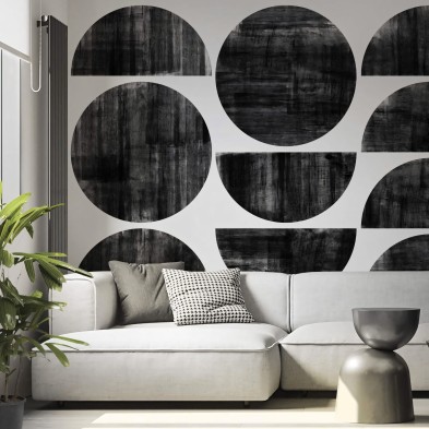 Ritmo - Eco-friendly self-adhesive wallpaper mural for living-room wall hall - Geometry abstract - Lokoloko