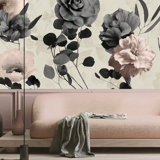 Daila - Eco-friendly self-adhesive wallpaper mural for living-room walls - Lokoloko