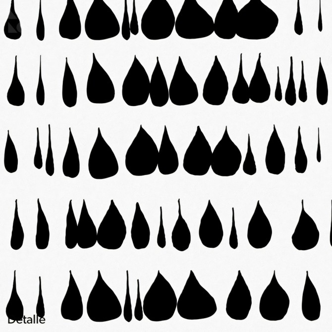 Drops. Vinilo lavable texturizado, tintas ecologicas, resistente al agua, antibacterias para forrar muebles y paredes. Lokoloko