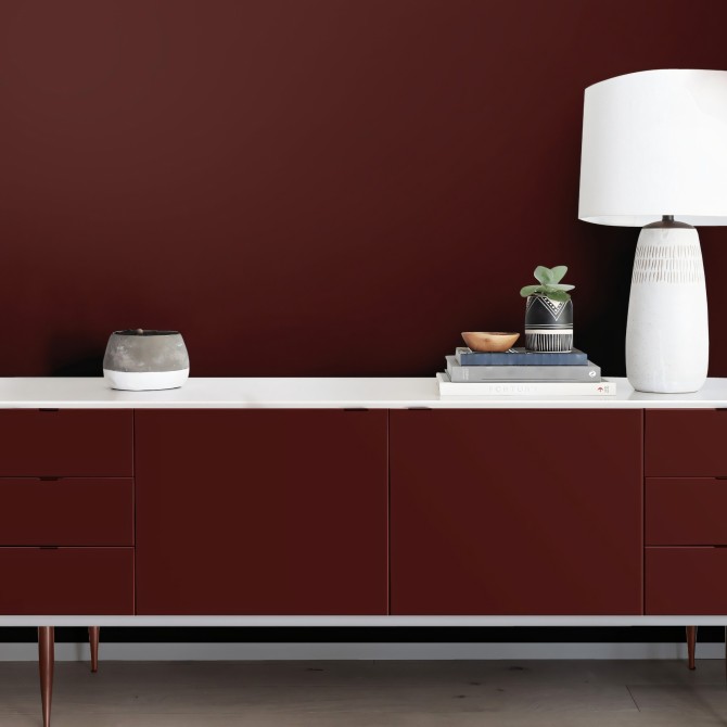 Burdeos - Vinilo de color para muebles, suelos y paredes