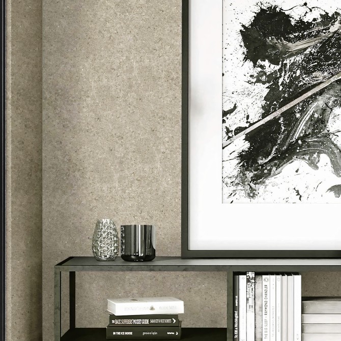 Barbican Cement - Self-adhesive Eco-friendly PVC-free wallpaper.