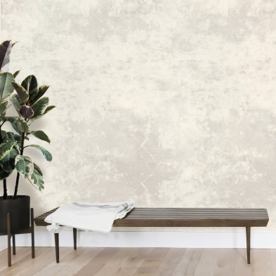 White cement - Self-adhesive Eco-friendly PVC-free wallpaper.