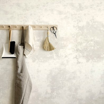 White cement - Self-adhesive Eco-friendly PVC-free wallpaper.