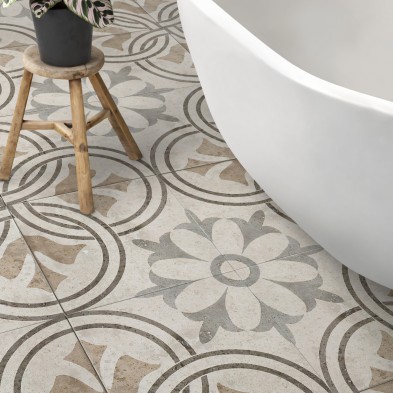 Retro tiles 2 - Self adhesive vinyl for floor decoration
