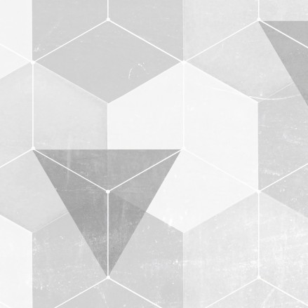 Hexágonos nórdicos gris claro - Vinilo autoadhesivo para suelos