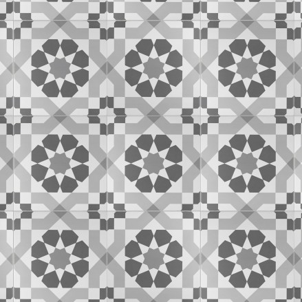 Vintage pattern 3 black & white - Self-adhesive vinyl for floor decor