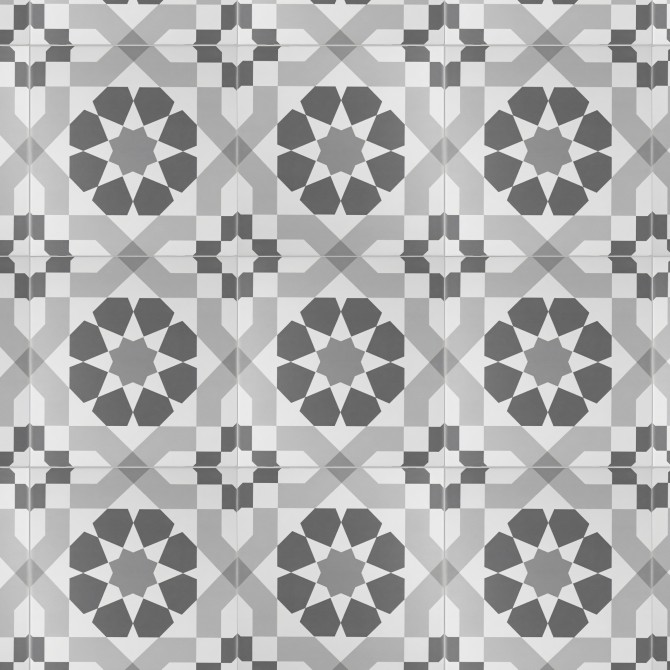 Vintage pattern 3 black & white - Self-adhesive vinyl for floor decor
