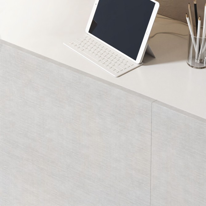 Tejido Elite. Vinilo lavable, tintas ecologicas, opaco, antibacterias para aparador de salón. Lokoloko