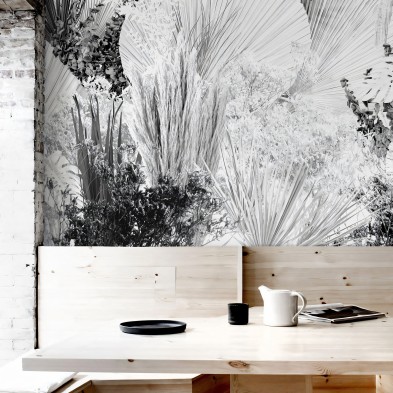Blanca Dona - Mural de vinilo autoadhesivo lavable opaco para paredes de salón comedor cocina. Lokoloko
