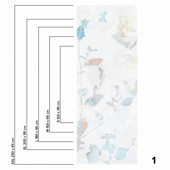 Zen - Pieza 1 - Mural de vinilo autoadhesivo lavable opaco para muebles y paredes. Lokoloko