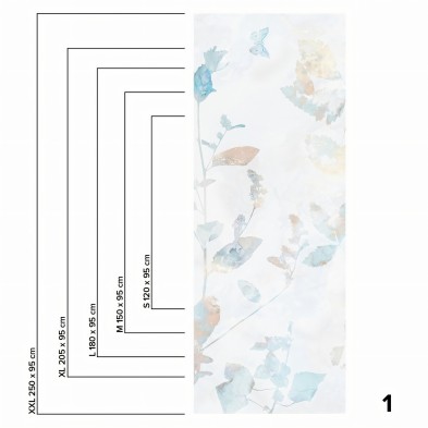 Zen - Pieza 1 - Mural de vinilo autoadhesivo lavable opaco para muebles y paredes. Lokoloko