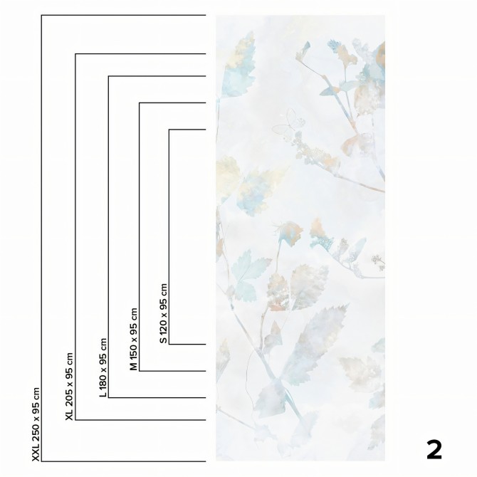 Zen - Pieza 2 - Mural de vinilo autoadhesivo lavable opaco para muebles y paredes. Lokoloko