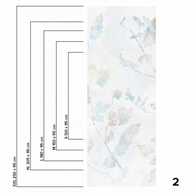 Zen - Pieza 2 - Mural de vinilo autoadhesivo lavable opaco para muebles y paredes. Lokoloko