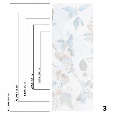 Zen - Pieza 3 - Mural de vinilo autoadhesivo lavable opaco para muebles y paredes. Lokoloko