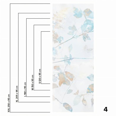Zen - Pieza 4 - Mural de vinilo autoadhesivo lavable opaco para muebles y paredes. Lokoloko