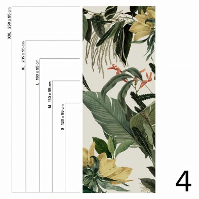 Velvet Flowers - Piece 4 - Vinyl wall mural - Lokoloko