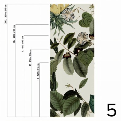 Velvet Flowers - Piece 5 - Vinyl wall mural - Lokoloko