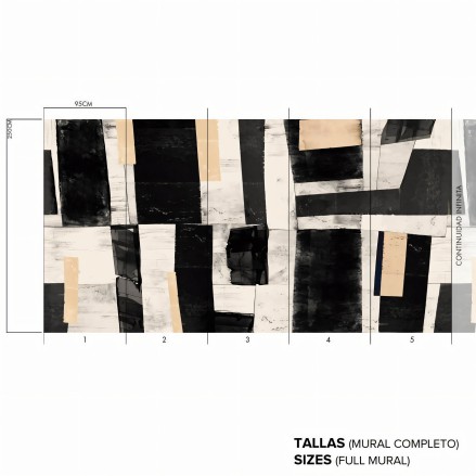 Tapies - Papel pintado pared ecológico autoadhesivo para superficies lisas dormitorios, salones - Texturas - Lokoloko