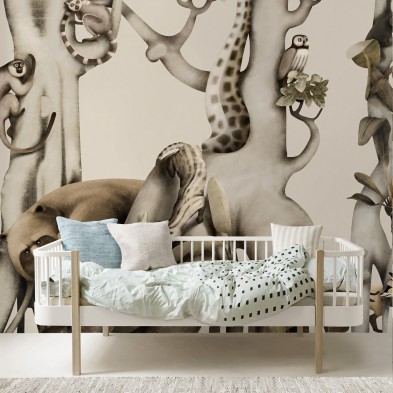 Baume - Self-adhesive Kids vinyl wall mural for walls or furniture
