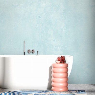 Cemento Azul Mediterráneo - Vinilo para muebles y paredes