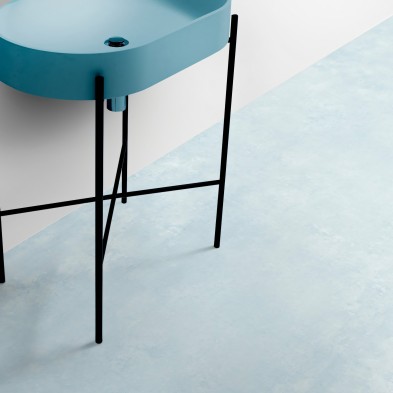 Cemento Azul Mediterráneo - Vinilo para muebles y paredes