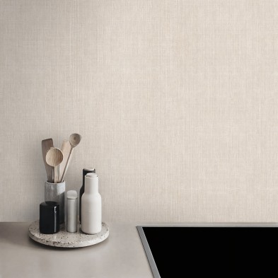 Tejido Sei. Vinilo lavable, tintas ecologicas, resistente al agua, antibacterias para paredes, azulejos y frentes de cocina.
