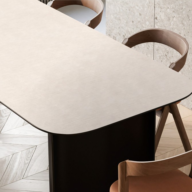 Tejido Arena.  Vinilo lavable, tintas ecologicas, opaco, antibacterias para forrar mesas de salon y comedor. Lokoloko