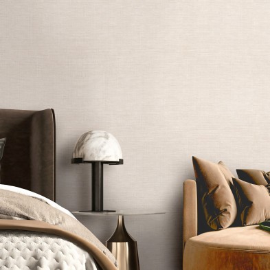 Tejido Arena. Vinilo lavable, tintas ecologicas, opaco, antibacterias para paredes de dormitorio. lokoloko