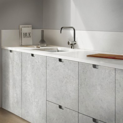 Mies cement. Washable self-adhesive vinyl for kitchen furniture, countertops and countertops. Lokoloko