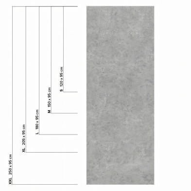 Cemento Alvar. Vinilo lavable autoadhesivo para muebles y paredes, medidas. Lokoloko