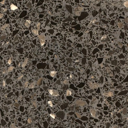 Terrazo Monsul. Vinilo lavable autoadhesivo para paredes de azulejos en baños, duchas y aseos. Gris oscuro. Lokoloko