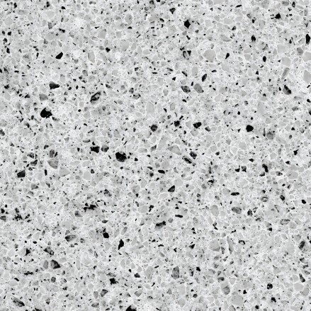 Lido Terrazzo. Self-adhesive washable vinyl for tile walls in kitchens, countertops and furniture. Grey. Lokoloko