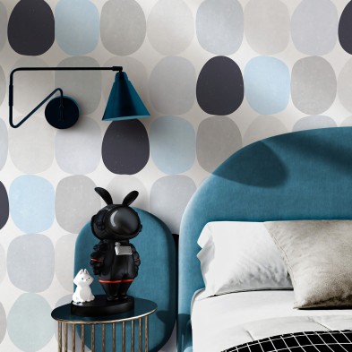 Color spheres vinyl design for furniture decor