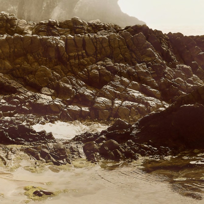 Póster fotográfico en papel ecológico texturizado de Cala del Barranco en Parque Natural Cabo de Gata. Lokoloko