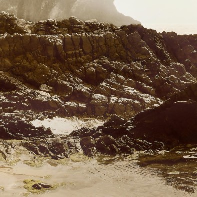 Póster fotográfico en papel ecológico texturizado de Cala del Barranco en Parque Natural Cabo de Gata. Lokoloko