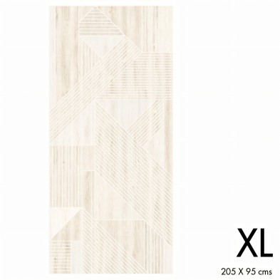 White GeometricWood Washable Adhesive vynil for Furniture and Walls