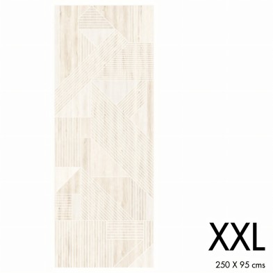 Vinilo Madera Geométrica Blanca para Forrar Muebles y Paredes Cocinas