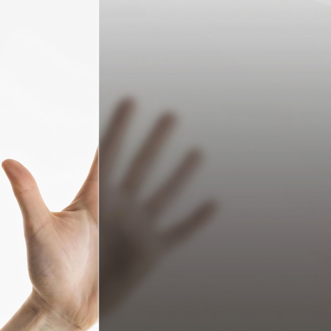 Kobe Brown gradient in washable translucent vinyl for glass, windows and screens. Lokoloko.
