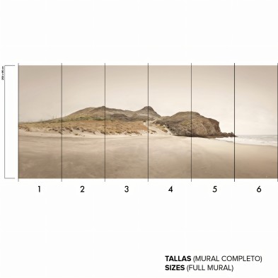 Barronal North Beach. Self-Adhesive eco-friendly PVC-free wallpaper for smooth walls. Lokoloko