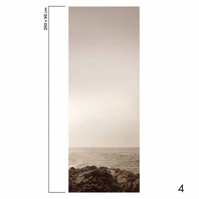 Cala del Barranco. Self-Adhesive eco-friendly PVC-free wallpaper for smooth walls. Piece 4. Lokoloko